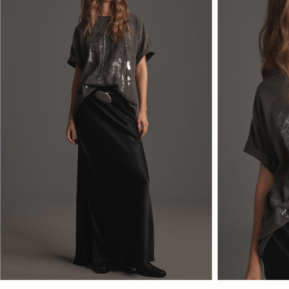 AC/DC Oversized T‎ shirt XS Anthropologie